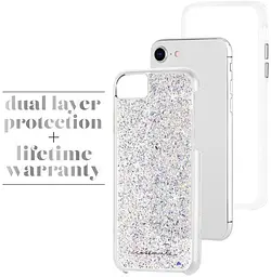Протиударний чохол з блискітками Case-Mate Twinkle CM037228 для iPhone 6/6S/7/8/SE 2020 Stardust (Зоряний пил) - мініатюра 4