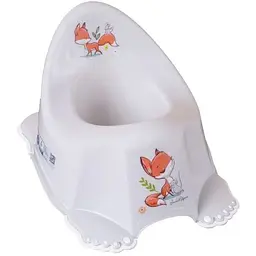Горщик дитячий Tega Baby антиковзкий Forest Fairytale light beige