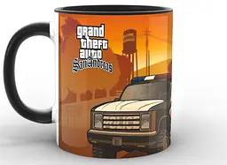Кружка GeekLand GTA ГТА поліція GT.02.12 чорна - мініатюра 2