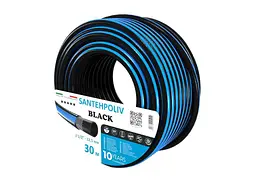 Шланг для поливу SANTEHPOLIV 1/2 30м BLACK (бухта) ПВХ