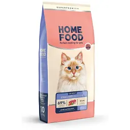 Корм для котів з чутливим травленням Home Food з ягням та лососем 10кг