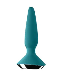 Анальна пробка з вібрацією Satisfyer Plug-ilicious 1, 14 см (зелений) - мініатюра 4