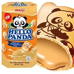 Печиво Meiji Hello Panda Biscuits Caramel 42г - мініатюра 2