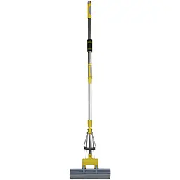 Швабра Eco Fabric PVA-насадка 27 см ручка телескоп 95-126 см 2 віджими (EF-2708) - мініатюра 4