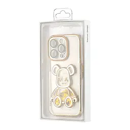 Чохол Shining Bear Case Protected Camera iPhone 14 Pro Gold - мініатюра 2