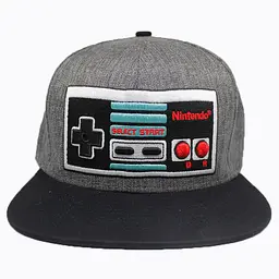 Кепка бейсболка Nintendo контролер Нінтендо сіра.474