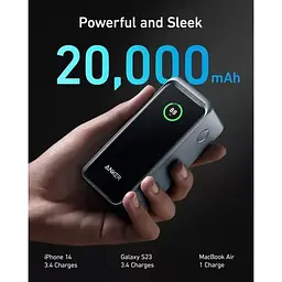 Зовнішній акумулятор (павербанк) Anker Prime 20000mAh 200W (A1336011) - мініатюра 4