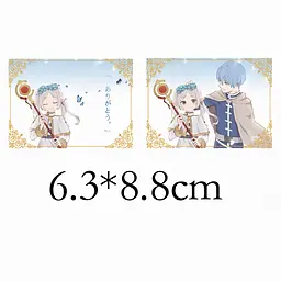 Голографічна наклейка Проводжальниця Фрірен Sousou no Frieren 6,3x8,8 см