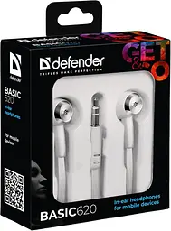 Навушники Defender Basic-620 White (63625) - мініатюра 2