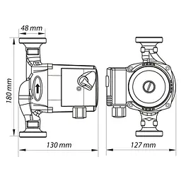 Насос циркуляційний відцентровий Koer Kp.GRS-25 / 4-180 KP0248 - мініатюра 5