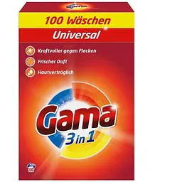 Пральний порошок Gama 3 in 1 Universal 6 кг (8435495837756)