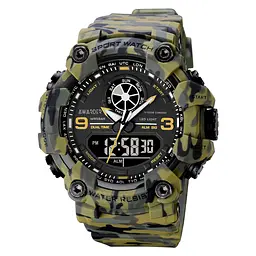 Чоловічий наручний годинник 001 Camo Green Awarder acs0032037