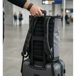 Рюкзак для ноутбука Vinga 15.6" NBP815 Roll Top (NBP815BK) - мініатюра 11