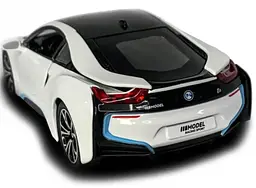 Машинка Rastar BMW I8 1:24 метал білий 56500 - мініатюра 2