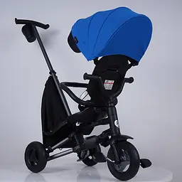 Велосипед складаний триколісний дитячий Qplay Nova+ Rubber Sky Blue (S700-13Nova+SkyBlue) - мініатюра 10