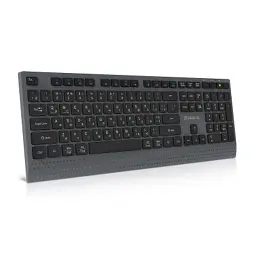 Клавіатура REAL-EL RK-715W Wireless/Bluetooth Black/Gray (EL123100051) - мініатюра 3