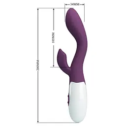 Вібратор PRETTY LOVE Brighty dark purple, 30 функцій PRETTY LOVE BI-014174-A2 100061 - мініатюра 6