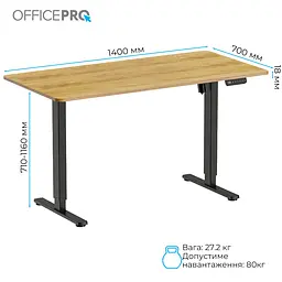 Компютерний стіл OfficePro ODE1470LW - мініатюра 8