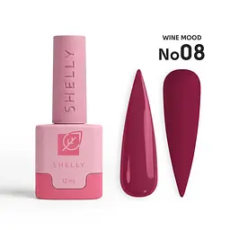Гель-лак для нігтів 08 Wine Mood Shelly 12 мл