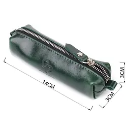 Практична ключниця з натуральної гладкої шкіри GRANDE PELLE 14х3х3 см acs0032260 - мініатюра 3