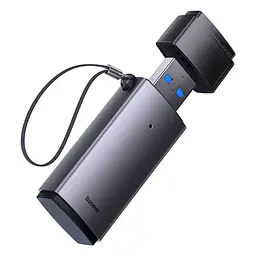 Карт рідер Baseus Lite Series USB-A to SD/TF Card Reader Сірий WKQX060013 - мініатюра 4