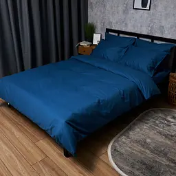 Підковдра Moon&Star Satin Premium Deep Blue Євро 200x220 см