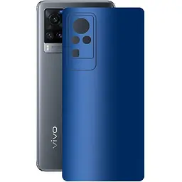 Захисна плівка StatusSKIN для Vivo X60 Pro 5G Корпус Вініл Синій матовий