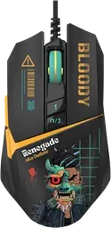 Миша A4Tech Bloody W63 Max Renegade RGB Midnight Black
