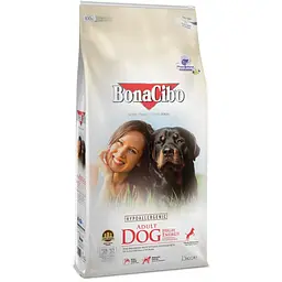 Сухий корм для собак BonaCibo Adult Dog High Energy Chicken & Rice with Anchovy з куркою та рисом 15 кг BC405802