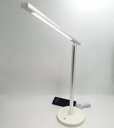 Світлодіодна LED настільна лампа, металева, 45 см, сенсорна, працює від USB, 3 рівні регулювання яскравості UKC FX-022 - мініатюра 2