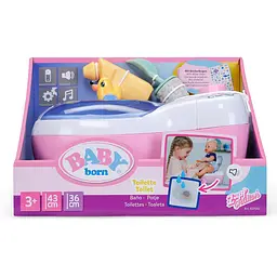 Інтерактивний унітазик для ляльки BABY BORN – МАЛЕНЬКИЙ ТУАЛЕТ (звук) BABY born 837542 - мініатюра 1