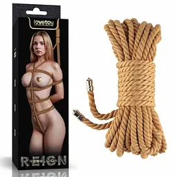 Мотузка - Rebellion Reign Natural Bondage Rope, 10 м