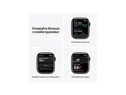 Смарт-часы Apple Watch Series 7 GPS 45mm Green Aluminum Case With Green Sport Band (MKN73) - миниатюра 6