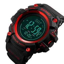Наручний годинник чоловічий Skmei 1358 Red, 1358RD (12273) - мініатюра 6
