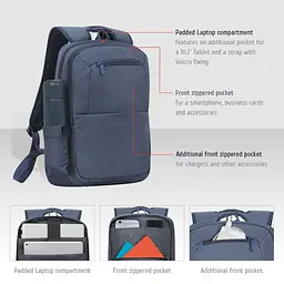 Рюкзак для ноутбука Rivacase 15.6" Blue (7760) (7760 (Blue)) - мініатюра 9