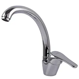 Змішувач кухонний Globus Lux Solly GLSO-0103S-WH латунний без шлангів - мініатюра 5