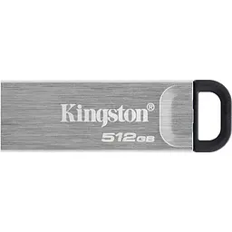 USB флеш-накопичувач Kingston DataTraveler Kyson 512GB USB-A 3.2 Silver/Black (DTKN/512GB) [116035] - мініатюра 2