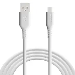 Кабель SOFT USB - Type-C Silicone 3A 1m (GS-AC12WH) Білий