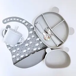 Набір для прикорму Ведмедики BPRTO img_e5303 залізні прилади light grey овечки (дитячий)