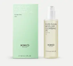 Очищувальна олія для зняття макіяжу Pure Clean Micellar Cleansing Oil Kiko Milano 150 мл
