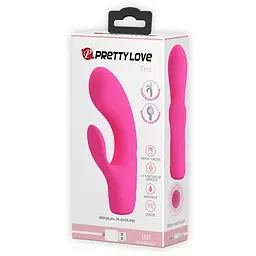 Вібратор кролик Pretty Love Tim 15.5 см рожевий - мініатюра 11