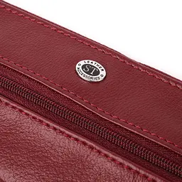 Містка ключниця з натуральної шкіри ST Leather 22508 бордова - мініатюра 6