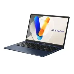 Ноутбук 15" Asus VivoBook 15 X1504VA-BQ2527 Quiet Blue 15.6" (1920x1080, IPS, 60Hz) , Intel Core i3-1315U (6x1.2-4.5GHz), 8GB DDR4, SSD 512GB, Intel UHD, WiFi 6E, BT 5.3, Web, 1xType-C/2xUSB 3.2/1xUSB2.0, HDMI, 42 Wh, DOS - мініатюра 1