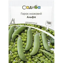 Горох Альфа, 100 г, Садиба