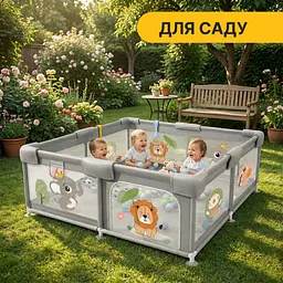 Дитячий манеж LEOBRO "Король лісу" 150 x 180 см (LB-1005) - мініатюра 5