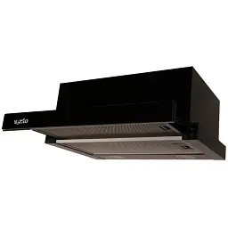 Витяжка кухонна VENTOLUX GARDA 50 BK (700) LED - мініатюра 7