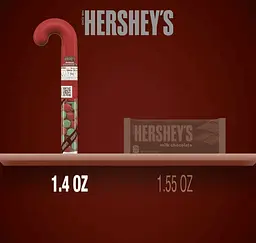 Тростина з драже Hershey's Hershey-Ets Christmas Candy 40г - мініатюра 6