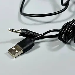 Настільні колонки Jedel S-570 з LED підсвічуванням 2x3W та bluetooth адаптером чорний - мініатюра 5