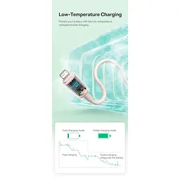 Кабель Baseus Habitat Series Fast Charging Cable USB to Lightning 2.4A 2m P10360200421-01 Pink - мініатюра 8