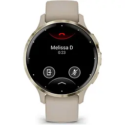 Смарт-годинник Garmin Venu 3S Soft Gold Stainless Steel Bezel with French Gray Case and Silicone Band (010-02785-02/52) [130196] - мініатюра 3